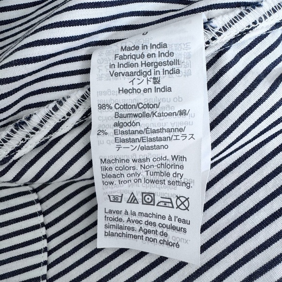 J Crew Striped Shirtdress Size 0 - Picture 5 of 5